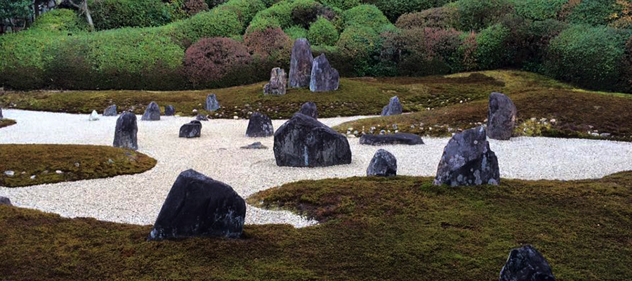 表情豊かな枯山水庭園 光明院 波心庭 Niwasora にわそら